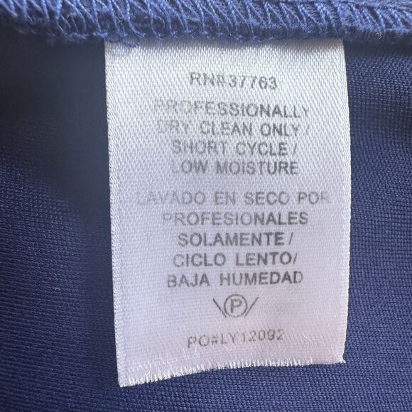 Laundry by Shelli Segal Blue Sleeveless Dress Size 4 - Picture 16 of 16